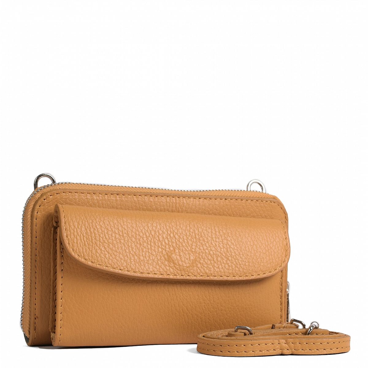 Color Senape Codice Colore Portafoglio donna di lusso in vera pelle Codice prodotto: 6973, colore ...