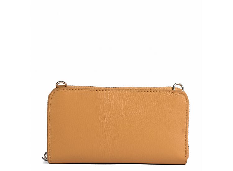 Color Senape Codice Colore Portafoglio donna di lusso in vera pelle Codice prodotto: 6973, colore ...